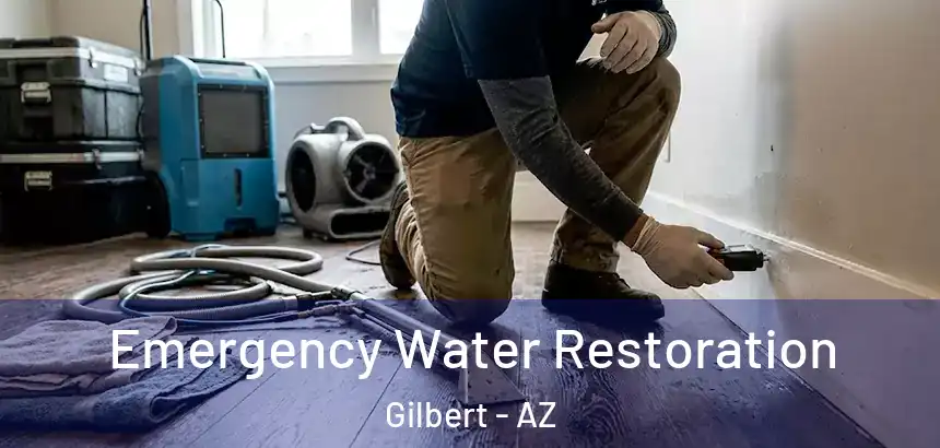 Emergency Water Restoration Gilbert - AZ